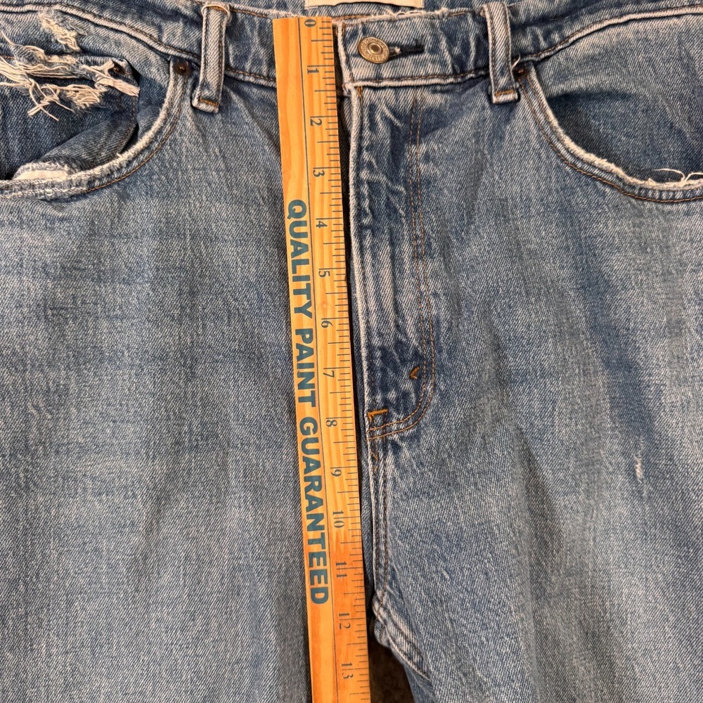 Abercrombie & Fitch Womens High Rise 90s Relaxed Straight Jeans Sz 30/10R Light - Picture 5 of 10
